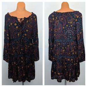 STEFFEN SCHRAUT | Black Paisley Boho Dress Size 8
